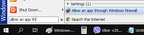 Windows Firewall Software Settings ErpNet